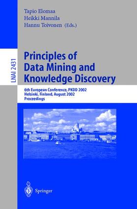 Elomaa / Toivonen / Mannila |  Principles of Data Mining and Knowledge Discovery | Buch |  Sack Fachmedien