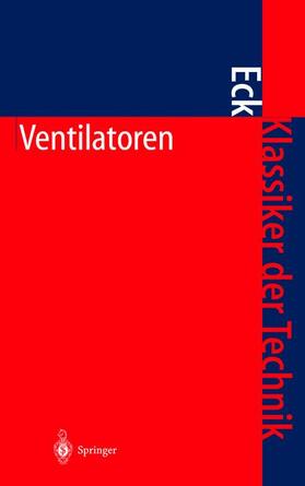 Eck |  Ventilatoren | Buch |  Sack Fachmedien