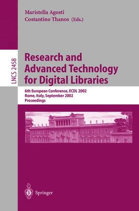 Thanos |  Research and Advanced Technology for Digital Libraries | Buch |  Sack Fachmedien
