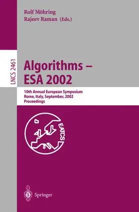 Möhring / Raman |  Algorithms - ESA 2002 | Buch |  Sack Fachmedien