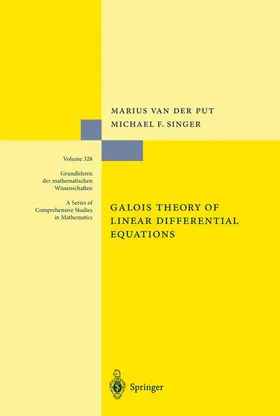 van der Put / Singer |  Galois Theory of Linear Differential Equations | Buch |  Sack Fachmedien