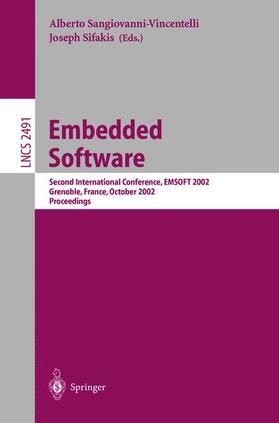 Sifakis / Sangiovanni-Vincentelli |  Embedded Software | Buch |  Sack Fachmedien