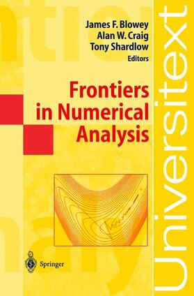 Blowey / Shardlow / Craig |  Frontiers in Numerical Analysis | Buch |  Sack Fachmedien