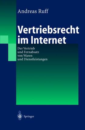 Ruff |  Vertriebsrecht im Internet | Buch |  Sack Fachmedien