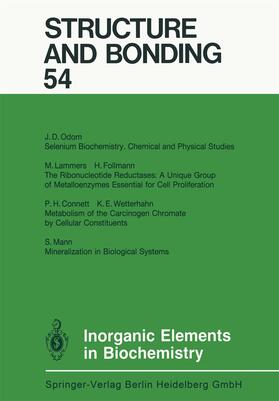  Inorganic Elements in Biochemistry | eBook | Sack Fachmedien