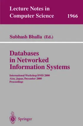 Bhalla |  Databases in Networked Information Systems | eBook | Sack Fachmedien