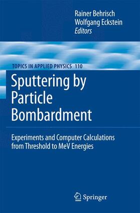 Eckstein / Behrisch |  Sputtering by Particle Bombardment | Buch |  Sack Fachmedien