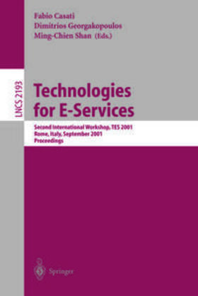 Casati / Georgakopoulos / Shang |  Technologies for E-Services | eBook | Sack Fachmedien