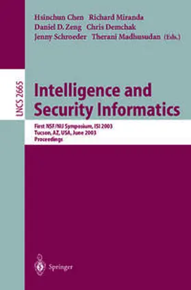 Chen / Miranda / Zeng |  Intelligence and Security Informatics | eBook | Sack Fachmedien