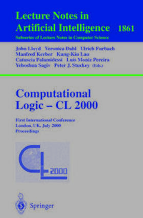 Lloyd / Dahl / Furbach |  Computational Logic — CL 2000 | eBook | Sack Fachmedien