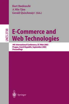 Bauknecht / Tjoa / Quirchmayr |  E-Commerce and Web Technologies | eBook | Sack Fachmedien