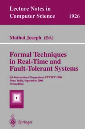 Joseph |  Formal Techniques in Real-Time and Fault-Tolerant Systems | eBook | Sack Fachmedien