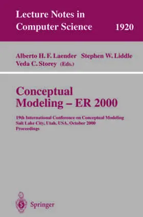 Laender / Liddle / Storey |  Conceptual Modeling - ER 2000 | eBook | Sack Fachmedien