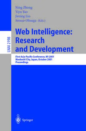 Zhong / Yao / Liu |  Web Intelligence: Research and Development | eBook | Sack Fachmedien