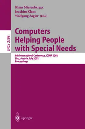 Miesenberger / Klaus / Zagler |  Computers Helping People with Special Needs | eBook | Sack Fachmedien