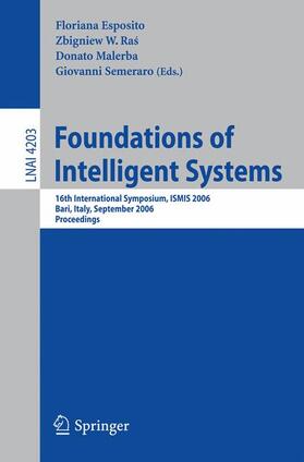 Esposito / Semeraro / Ras |  Foundations of Intelligent Systems | Buch |  Sack Fachmedien
