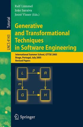 Lämmel / Visser / Saraiva |  Generative and Transformational Techniques in Software Engineering | Buch |  Sack Fachmedien