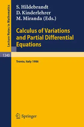 Hildebrandt / Kinderlehrer / Miranda |  Calculus of Variations and Partial Differential Equations | eBook | Sack Fachmedien