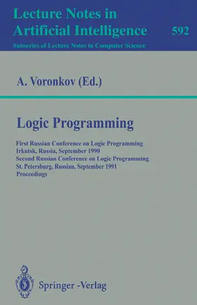 Voronkov |  Logic Programming | eBook | Sack Fachmedien