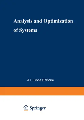 Bensoussan / Lions |  Analysis and Optimization of Systems | eBook | Sack Fachmedien