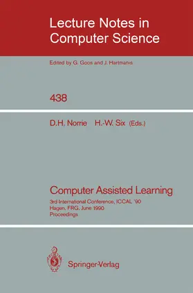 Norrie / Six |  Computer Assisted Learning | eBook | Sack Fachmedien