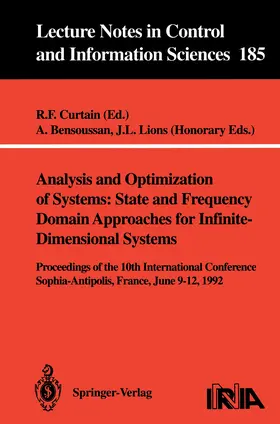 Curtain |  Analysis and Optimization of Systems: State and Frequency Domain Approaches for Infinite-Dimensional Systems | eBook | Sack Fachmedien