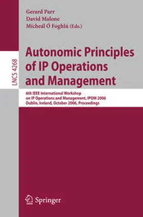 Parr / Malone / Ó Foghlú |  Autonomic Principles of IP Operations and Management | eBook | Sack Fachmedien