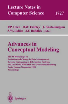 Chen / Embley / Kouloumdjian |  Advances in Conceptual Modeling | eBook | Sack Fachmedien