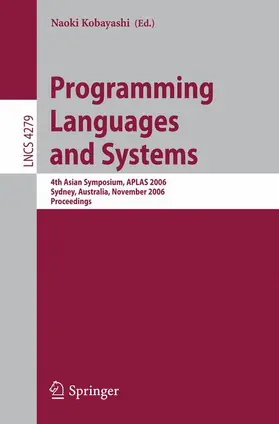 Kobayashi |  Programming Languages and Systems | Buch |  Sack Fachmedien