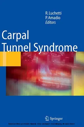 Luchetti / Amadio |  Carpal Tunnel Syndrome | eBook | Sack Fachmedien