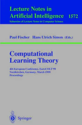 Fischer / Simon |  Computational Learning Theory | eBook | Sack Fachmedien