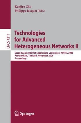 Jacquet / Cho |  Technologies for Advanced Heterogeneous Networks II | Buch |  Sack Fachmedien