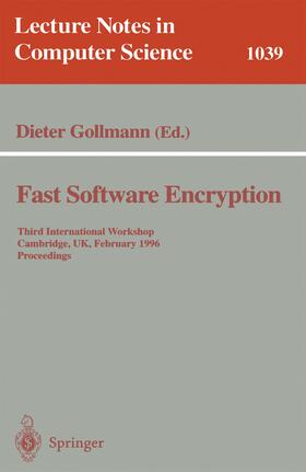 Gollmann |  Fast Software Encryption | eBook | Sack Fachmedien