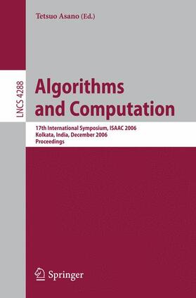 Asano |  Algorithms and Computation | Buch |  Sack Fachmedien