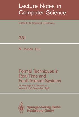 Joseph |  Formal Techniques in Real-Time and Fault-Tolerant Systems | Buch |  Sack Fachmedien