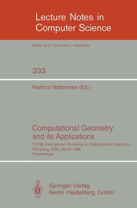 Noltemeier |  Computational Geometry and its Applications | Buch |  Sack Fachmedien