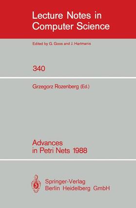 Rozenberg |  Advances in Petri Nets 1988 | Buch |  Sack Fachmedien