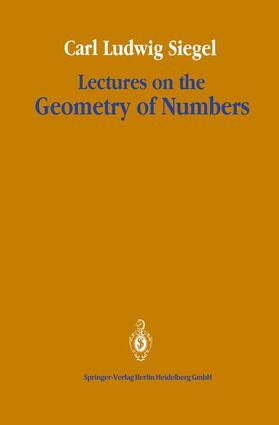 Siegel |  Lectures on the Geometry of Numbers | Buch |  Sack Fachmedien