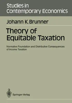 Brunner |  Theory of Equitable Taxation | Buch |  Sack Fachmedien