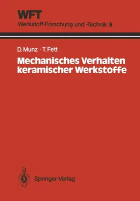 Fett / Munz |  Mechanisches Verhalten keramischer Werkstoffe | Buch |  Sack Fachmedien