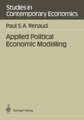 Renaud |  Applied Political Economic Modelling | Buch |  Sack Fachmedien