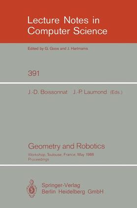 Laumond / Boissonnat |  Geometry and Robotics | Buch |  Sack Fachmedien