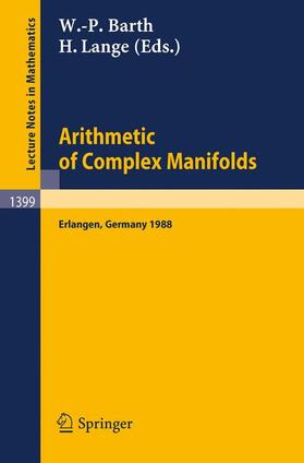 Lange / Barth |  Arithmetic of Complex Manifolds | Buch |  Sack Fachmedien