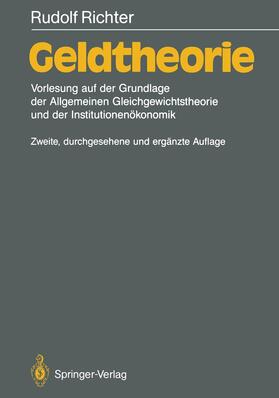 Richter |  Geldtheorie | Buch |  Sack Fachmedien