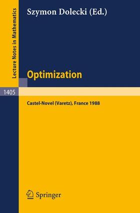 Dolecki |  Optimization | Buch |  Sack Fachmedien