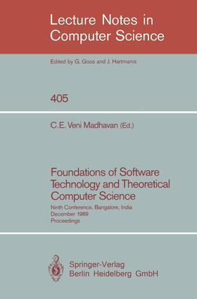 Veni Madhavan |  Foundations of Software Technology and Theoretical Computer Science | Buch |  Sack Fachmedien