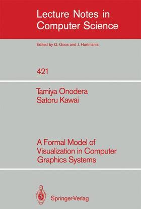 Kawai / Onodera |  A Formal Model of Visualization in Computer Graphics Systems | Buch |  Sack Fachmedien