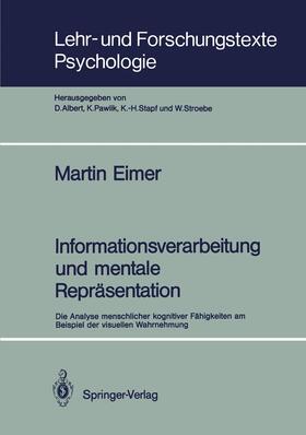Bach |  Informationsverarbeitung und mentale Repräsentation | Buch |  Sack Fachmedien