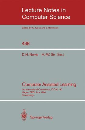 Six / Norrie |  Computer Assisted Learning | Buch |  Sack Fachmedien