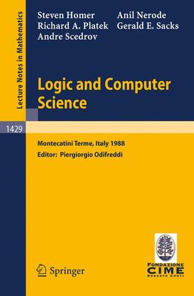 Homer / Nerode / Odifreddi |  Logic and Computer Science | Buch |  Sack Fachmedien